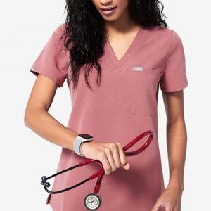 *SOLD* (XXS/PETITE) FIGS SCRUBS SET MAUVE